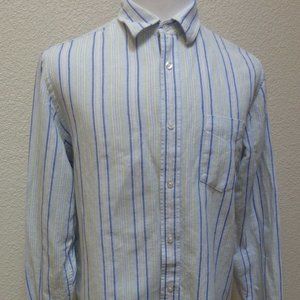 BANANA REPUBLIC COTTON /LINEN SHIRT SIZE LARGE L